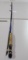 One Browning Gold Medallion graphite 8 1/2' # 6/7 wt fly rod. Like new. Will not ship, pickup only.