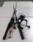 Three used spinning rods and reels. In good condition. Will not ship, pickup only.