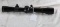 One Leupold M8-4X x 20 with Weaver rail mount rings. Used.