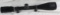 One Bushnell 3-9 x 50 duplex rifle scope with rail mount rings. Used in good condition.