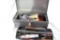 One metal Craftsman tool box with tray and miscellaneous tools. Used.