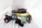 Three strap on head lamps and eight miscellaneous flashlights. Used.
