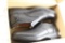 One pair of Gravity Defyer black leather loafers. Size 11.5 Med with orthotic insoles. New in box.