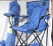A pair of nylon folding chairs and nylon bags. Used.