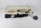 One Burris 4-16 x 50 Eliminator III rifle scope, with laser rangefinder and ATC. New in box.