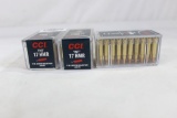 Three boxes of CCI 17 HMR 17 gr TNT. New, count 150.