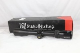 One Nikko Stirling 3-12 x 42 4 Dot rifle scope. New in box.