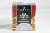 One box of Federal 22 LR value pack. 36 gr CPHP. New, count 550.