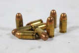 One partial box of USA 380 auto 95 gr FMJ. Count 9.