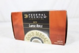 One box of Federal large match rifle primers, count 1,000.