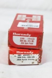 Two boxes of Hornady 338 cal 225 gr Spire Point. Approx count 120.