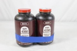 Two new bottles of IMR 4350 gunpowder. Will not ship, pickup only.