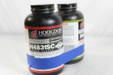 Two new bottles of Hodgdon gunpowder. One H4198 and one H4831SC. Will not ship, pickup only.