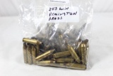 Three bags of 243 Win fired brass. Approx count 100.
