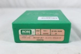 One RCBS trim die and steel punch for cuttin cardboard wads for 50-140, 3 1/4