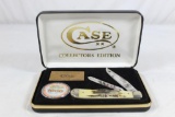 Case XX trapper with 3.0 inch blades Texas Hold'EM Collector series. NIB