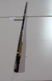 One Daiwa graphite 7 1/2' #6 fly rod. Used in good condition. Will not ship, pickup only.