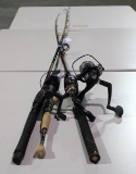 Three used spinning rods and reels. In good condition. Will not ship, pickup only.