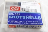 Four CCI .38/.357 shotshells.