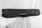 One Orion adjustable Tripod in nylon zippered case. Has snap on shoe adapter. Like new. For