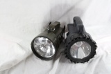 Two battery powered spot lights. Used.