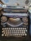 Antique continental type writer in case