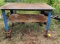 5 ft Metal rolling shop table