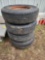 4 tires with rims ST225/75R15