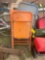 4 metal folding chairs