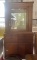 Small buffet type Hutch with glass