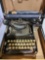 Vintage Corona portable typewriter in case