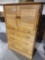 Wood chest with 5 drawers and doors 33