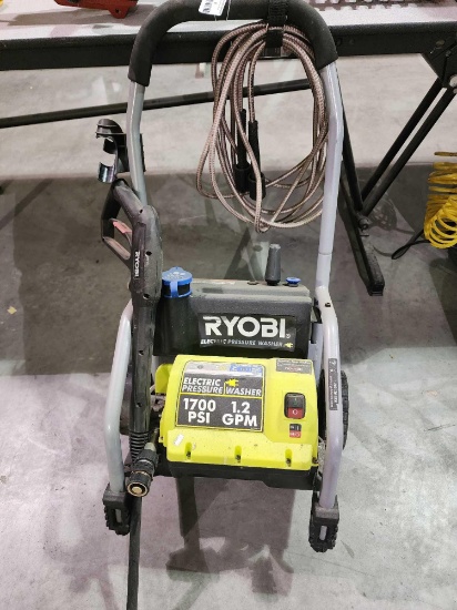 Ryobi electric pressure washer. 1700 PSI 1.2 GPM