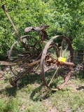 Antique farm plow