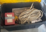 Rope, antlers saws, drill battery and other items