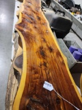 2 live edge cedar slabs approximately 48