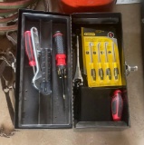 Tool box with various tools