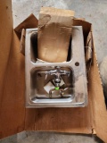 New small stainless kitchen sink in box