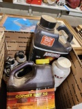 Box of misc pest control. Android fire ant killer, gopher bait, raid wasp and hornet spray ect.