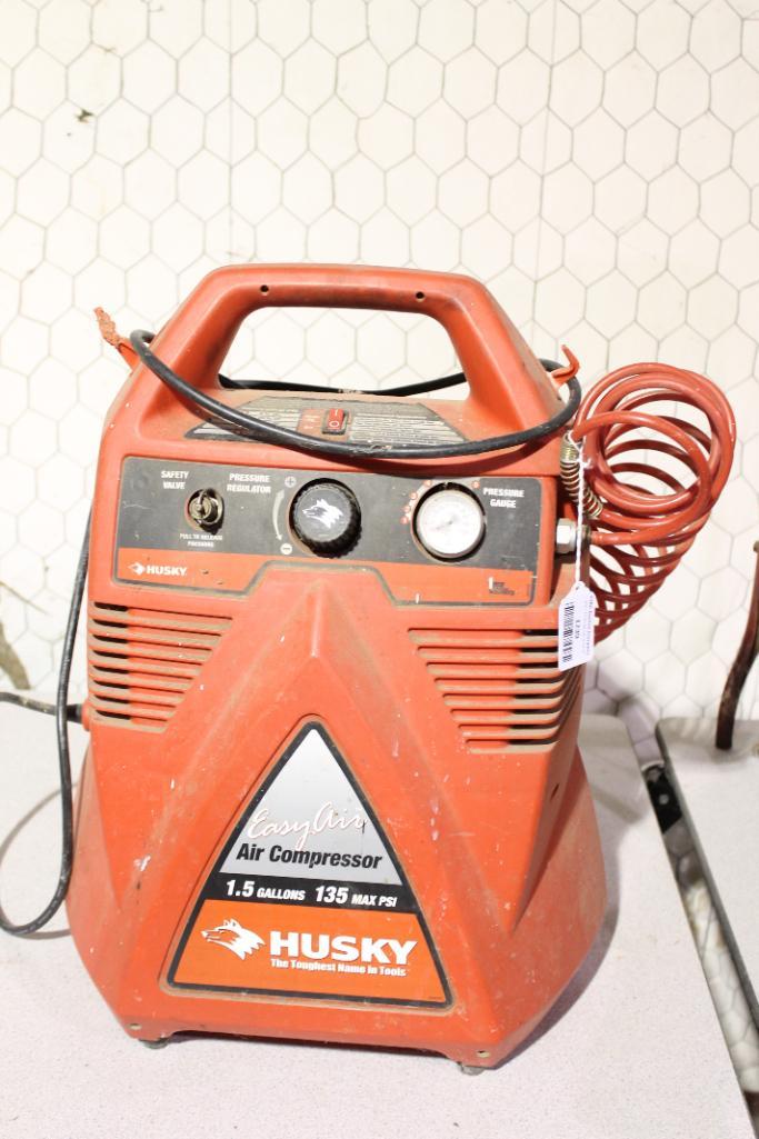 Husky 1.5 gallon air compressor deals