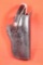 S&W black leather right handed snap holster for 3