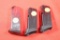 Two Sig Sauer 10 round 9mm mags and one Springfield 13 round 9mm mag