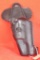 Black leather SafariLand competition right handed holster with 3