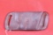 Brown leather right handed fold holster for automatic. Used.