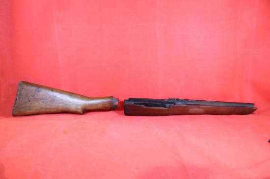 303 British rifle wood butt stock and forearm. Used.