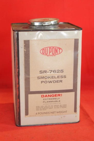 Du Pont metal 4 lb can of SR-7625. with small amount of powder. Will not ship, pick-up only.