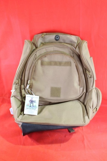 Cactus Jack brown nylon backpack. New with tags.
