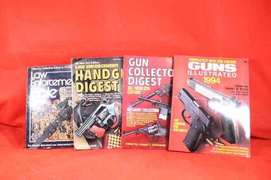 Four Paperbacks. 1994 Guns Illustrated, 5th Edition Gun Collectors Digest, 3rd Edition Law