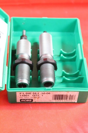 RCBS FL two die set for 30-06, in box