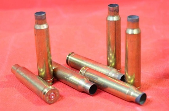 338 Win Mag brass cases. 75 once fired and 95 new cases.